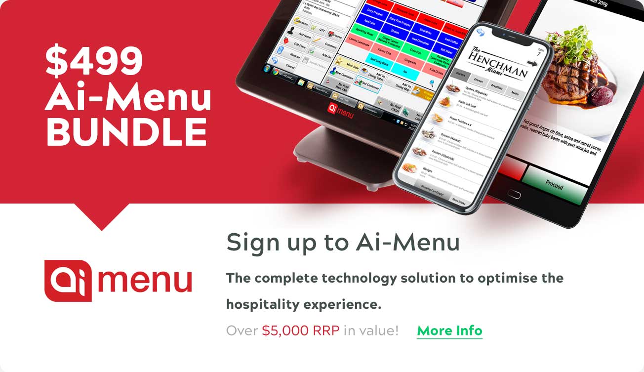 Over $5000 value on our AI Menu Bundle. Click for more information.