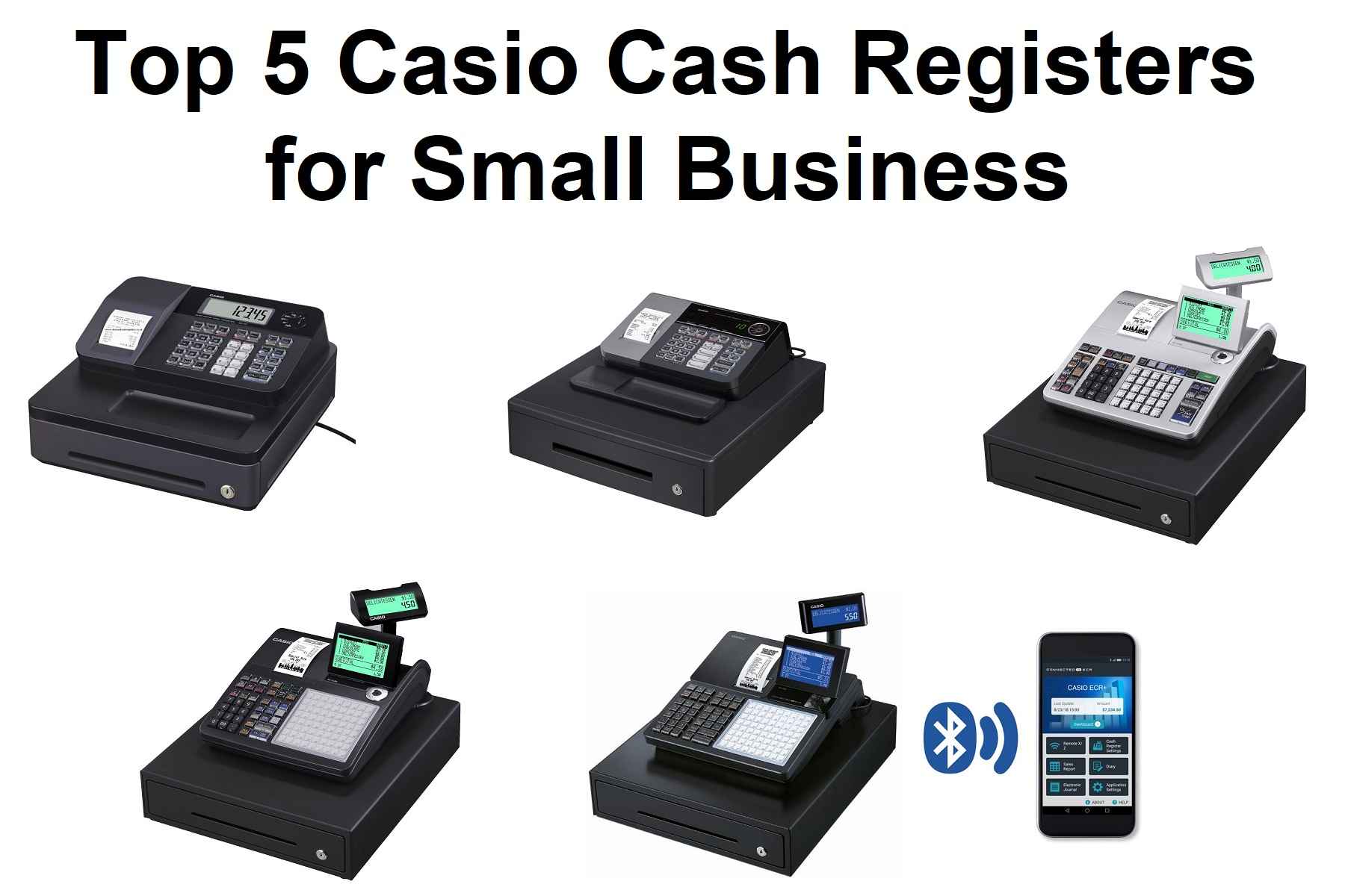 FREE SPARES EASY TO USE CASIO CASH REGISTER SHOP TILL  12 MONTHS GUARANTEE 