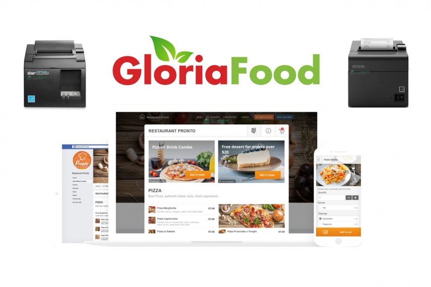 GloriaFood Compatible Order Printers