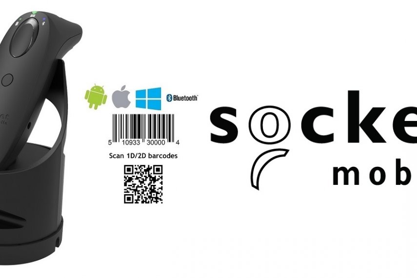 New SocketScan S720 1D, 2D & QR Code Barcode Scanner