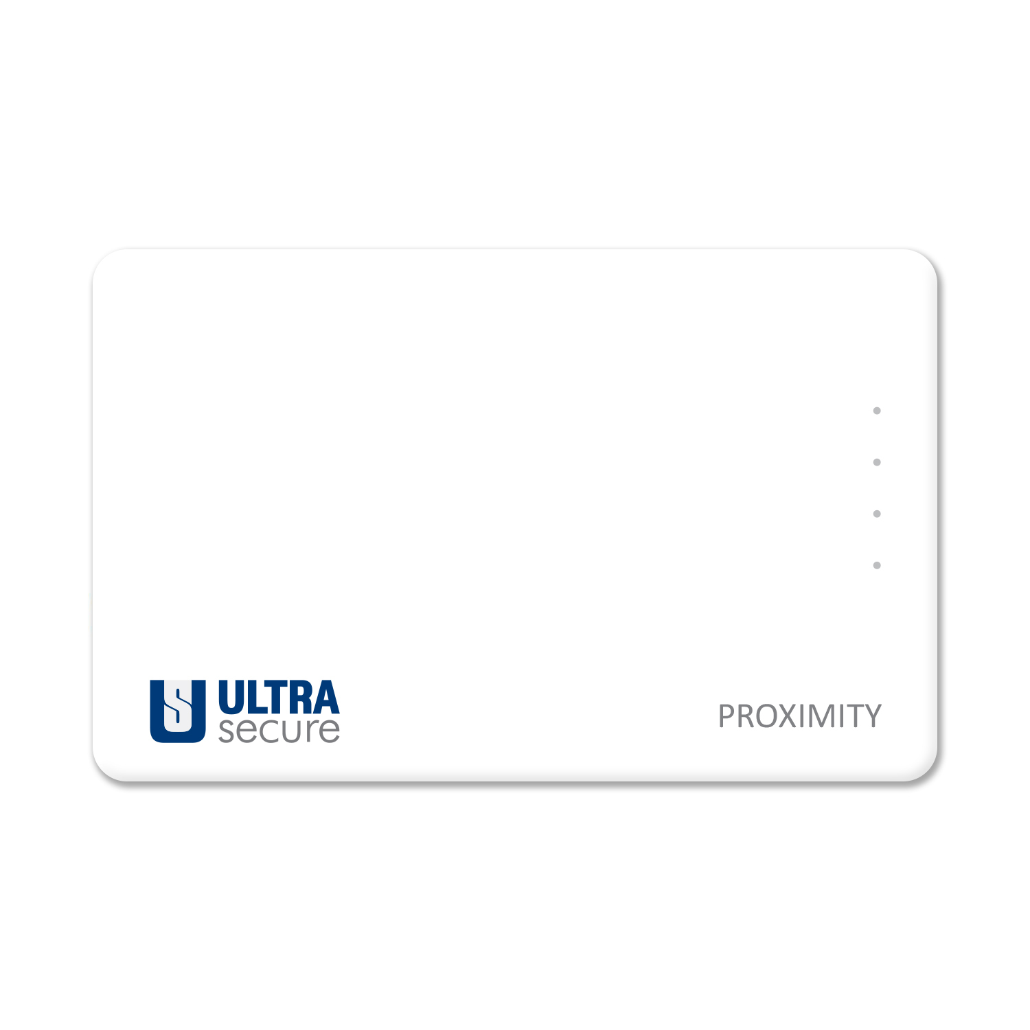View 100 x Ultrasecure ISO Proximity PVC Plain White