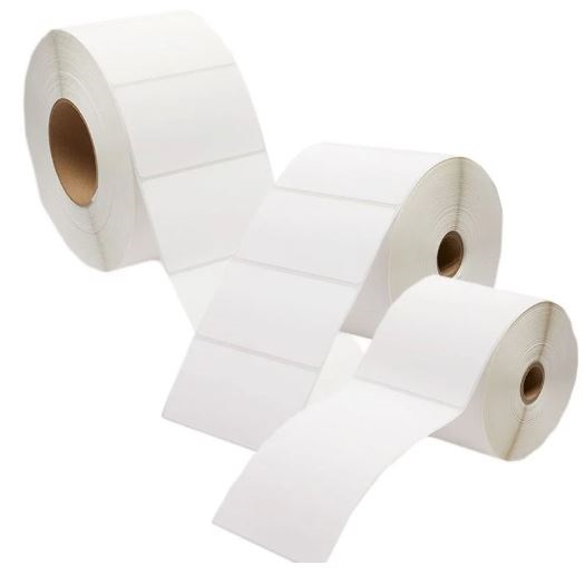 View 100x50 Thermal Transfer Labels 2500/Roll 76mm Core - 6 Rolls