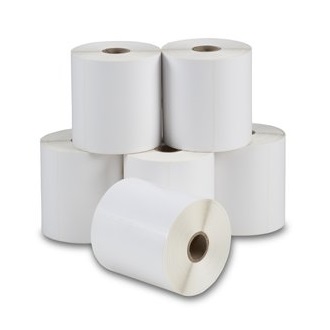 Zebra 102X74 Direct Thermal Labels 750/Roll - 6 Rolls