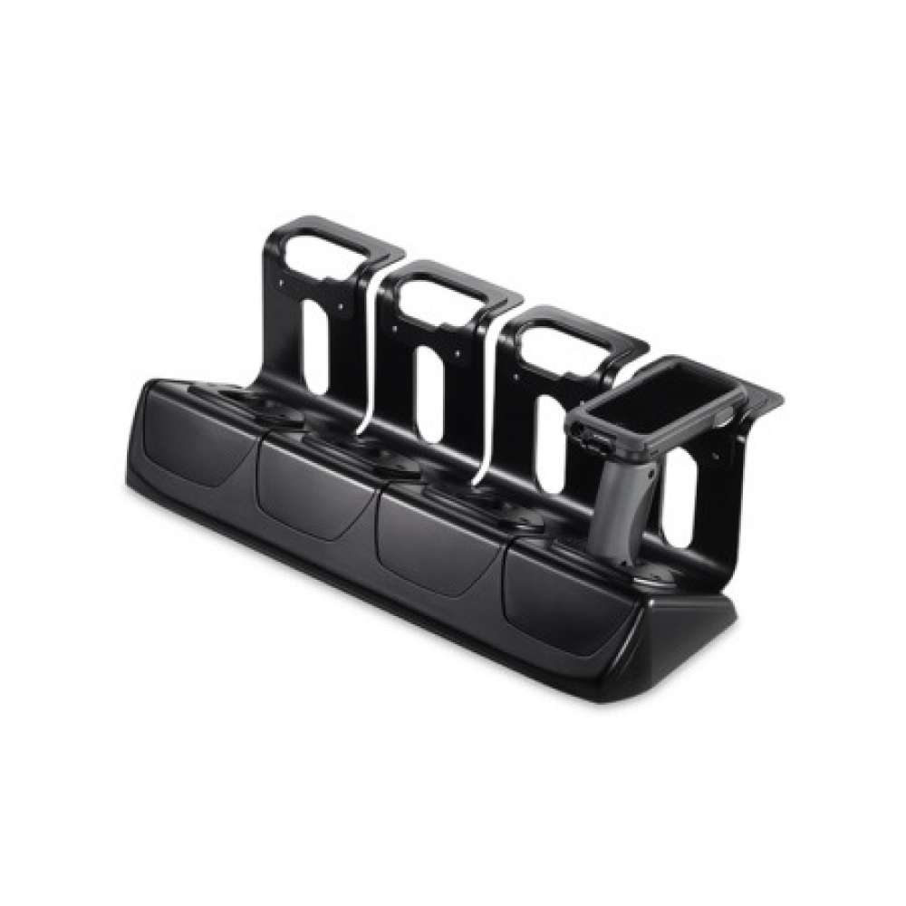 4-bay drop-in charger to suit Linea Pro 5 & 6 with Pistol Grip accessory