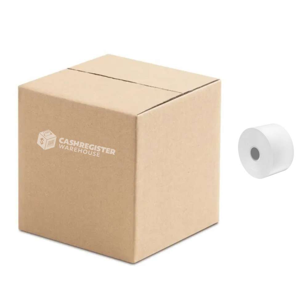 40mm x 80mm Removeable Adhesive Linerless Label Rolls - Box of 40