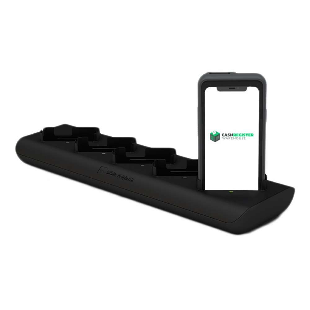 View 5-bay drop-in charger to suit Linea Pro Rugged for iPod Touch with Flex Case