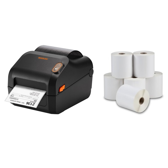 Bixolon XD3-40d Shipping Label Printer Bundle