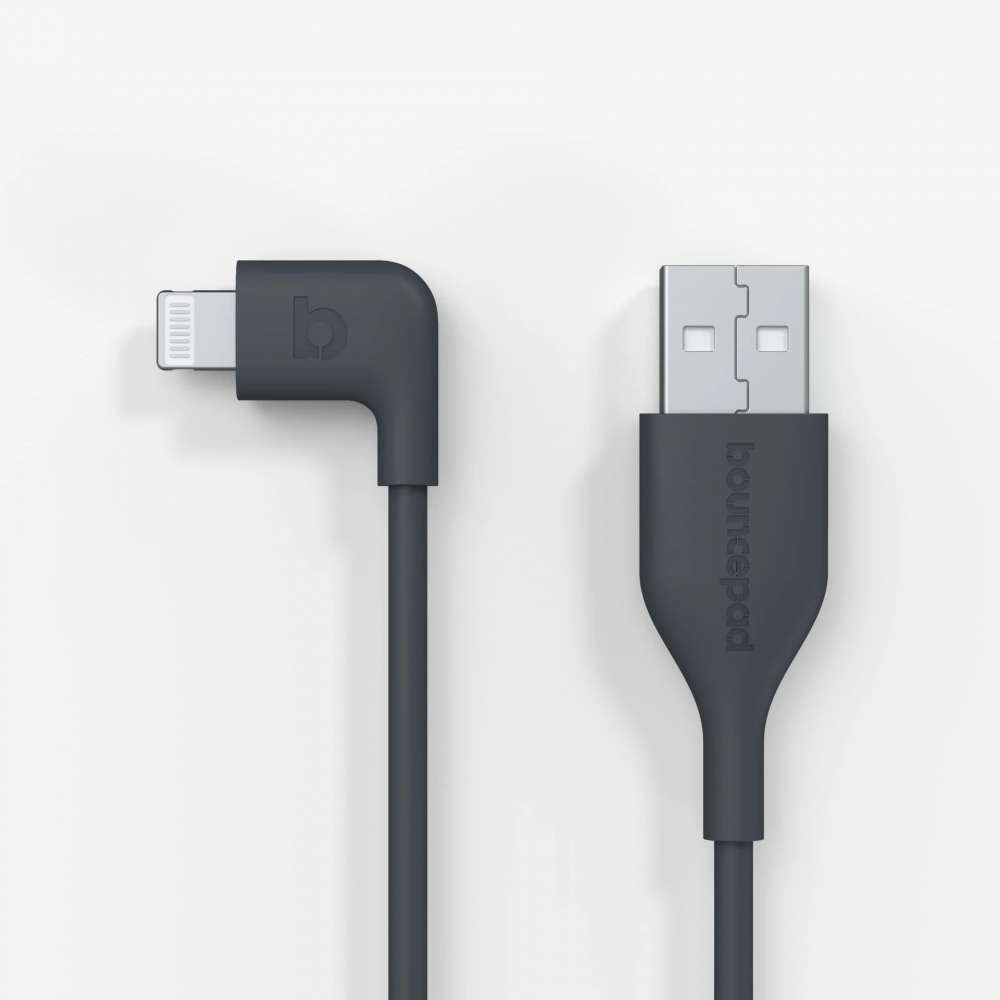 View Bouncepad 2m Lightning to USB-A Right Angled (MFI Approved)
