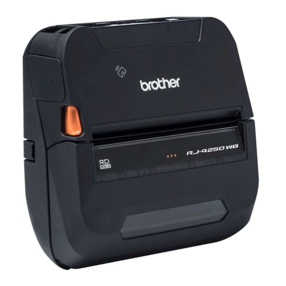 View Brother RJ-4250WB 4" Mobile Label & Receipt Printer with Wifi, Bluetooth & USB Interface