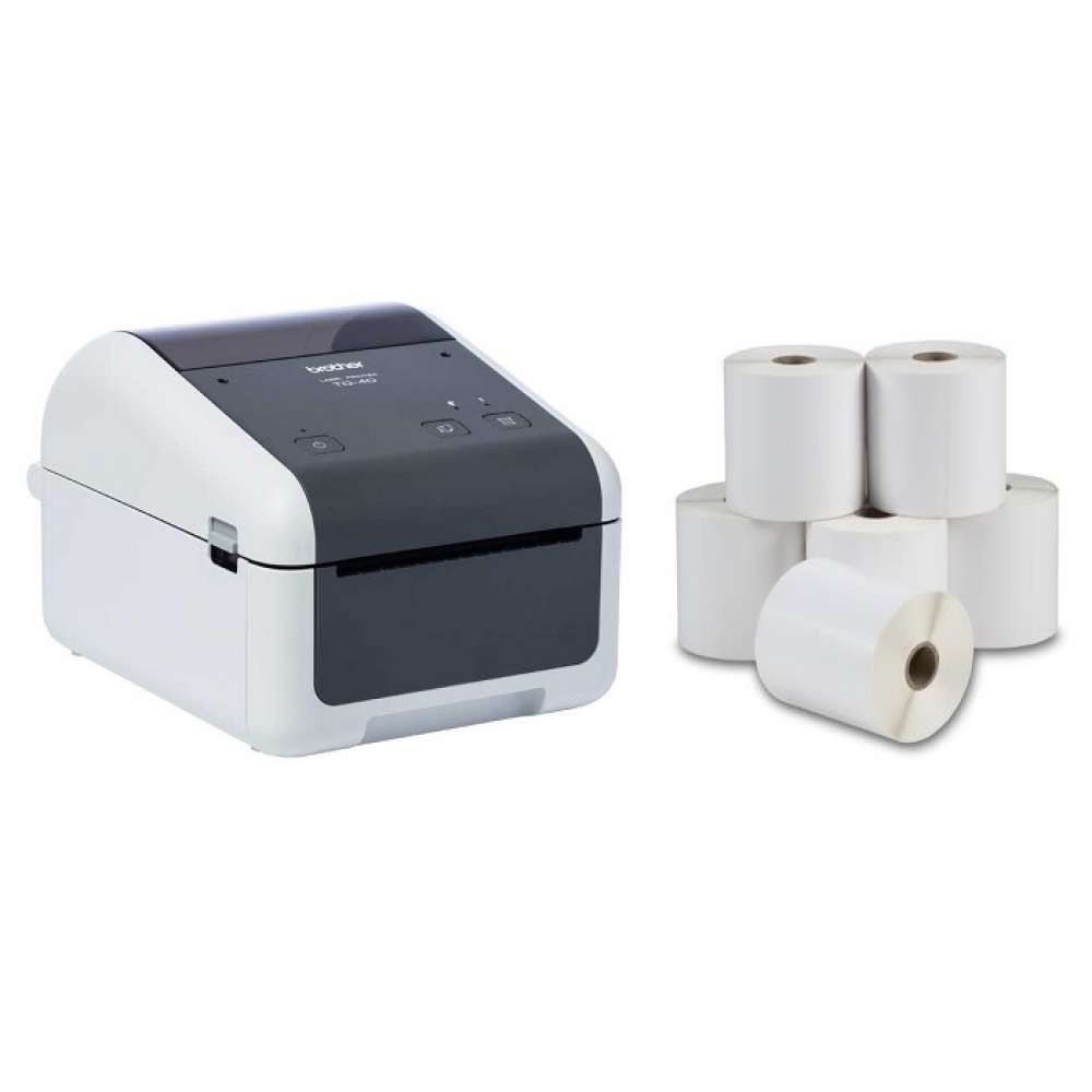 View Brother TD-4420DN Shipping Label Printer Bundle