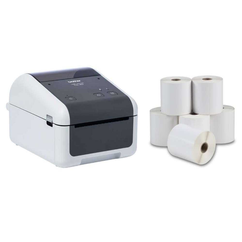 Brother TD-4420DN Shipping Label Printer Bundle