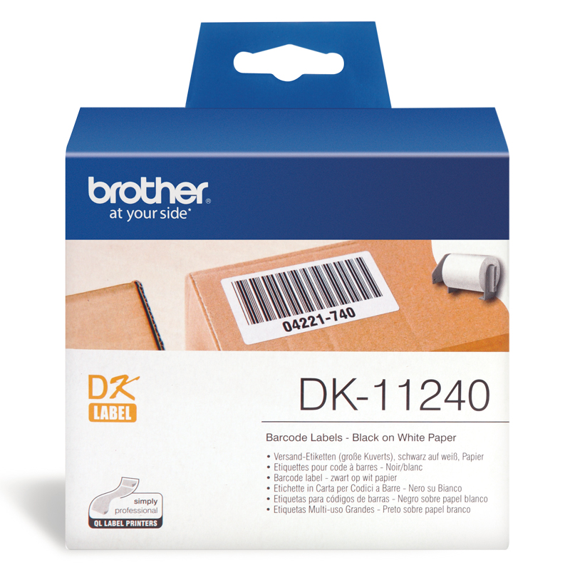 View Brother 102x51 Multi-purpose Labels Large Black on White