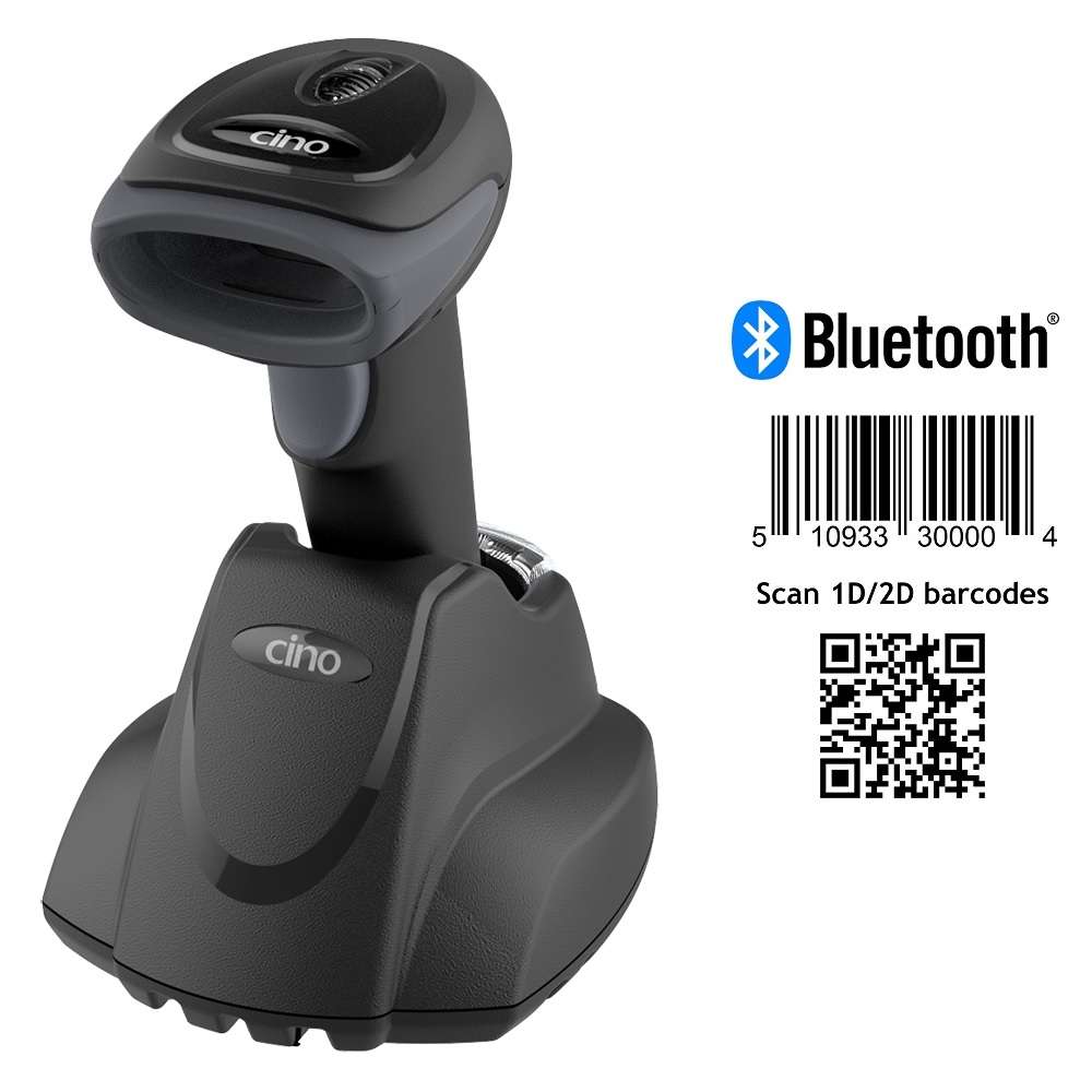 Cino A670BT 2D Bluetooth Barcode Scanner