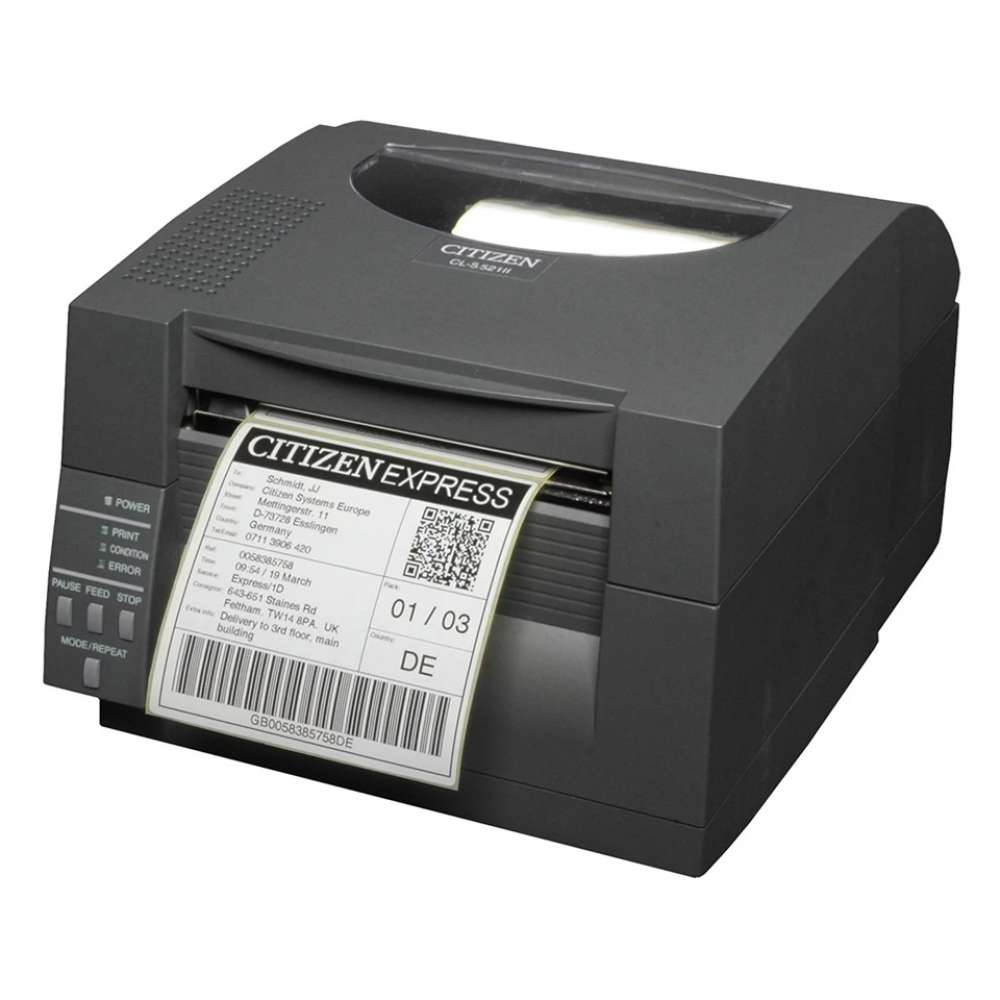 Citizen CLS-531II 4" 300 dpi Direct Thermal Label Printer with USB & Serial Interface