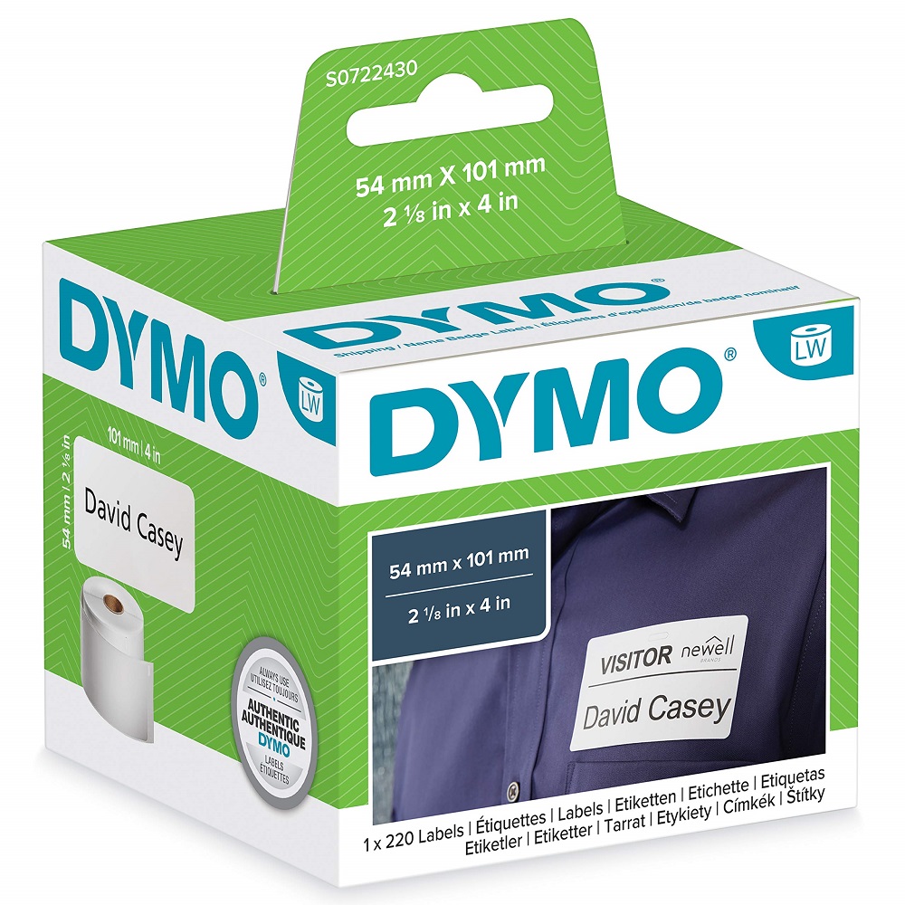 Dymo S0722430 54mm x 101mm Labels