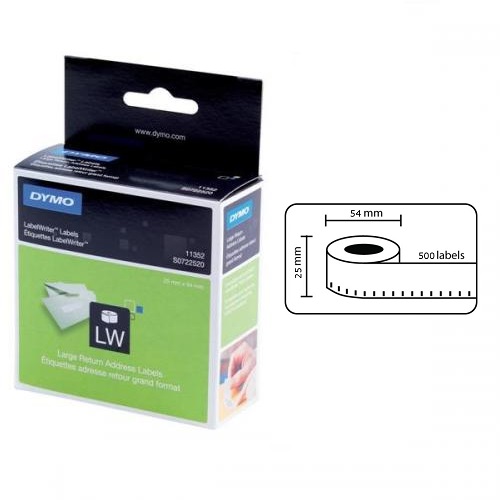 Dymo 25x54 Product Labels - 500 Labels