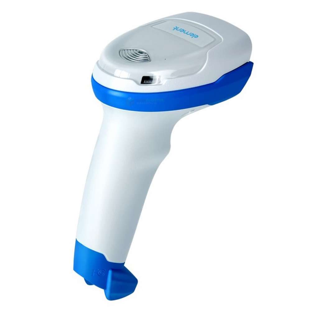 Element P100-AM Anti-microbial 2D Hand-held White USB Barcode Scanner