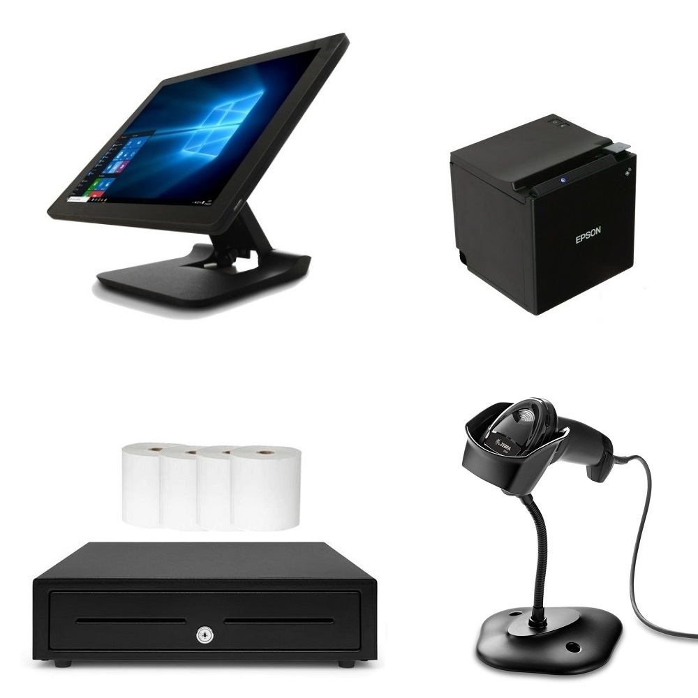 View Element 455 + Epson TM-M30 + DS2208 POS Hardware Bundle