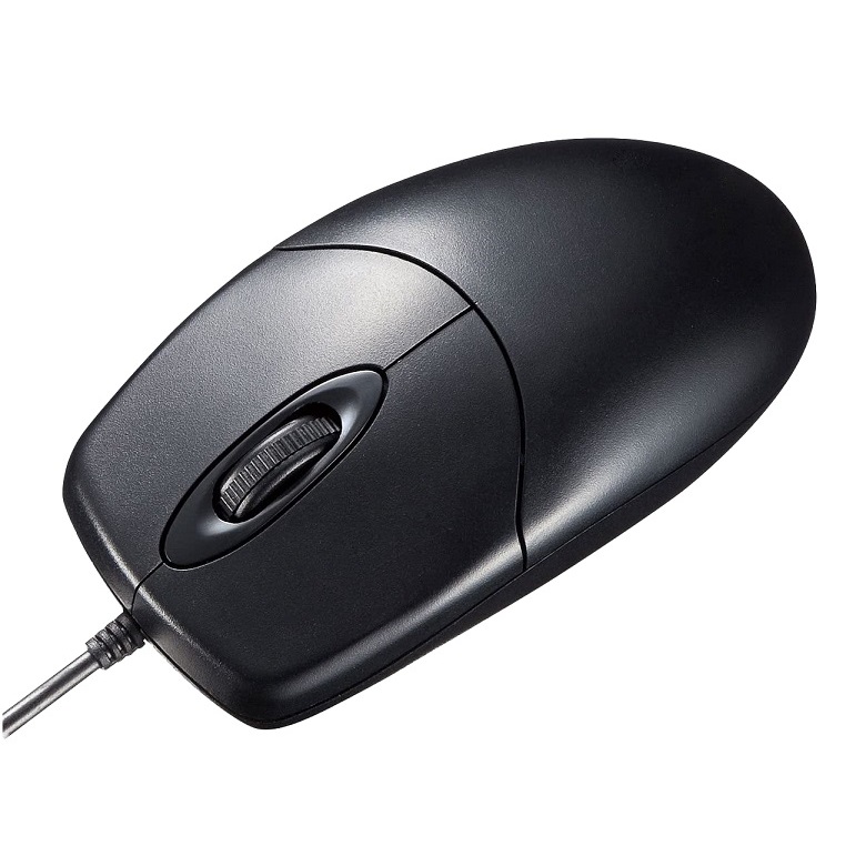 Element ECT408-BL Medical Grade Washable Mouse with USB Interface - Black