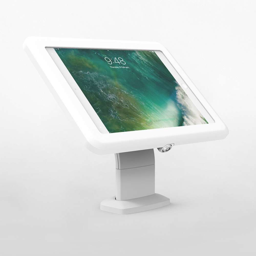 Elite Evo Screw Mount iPad & Tablet Stand White