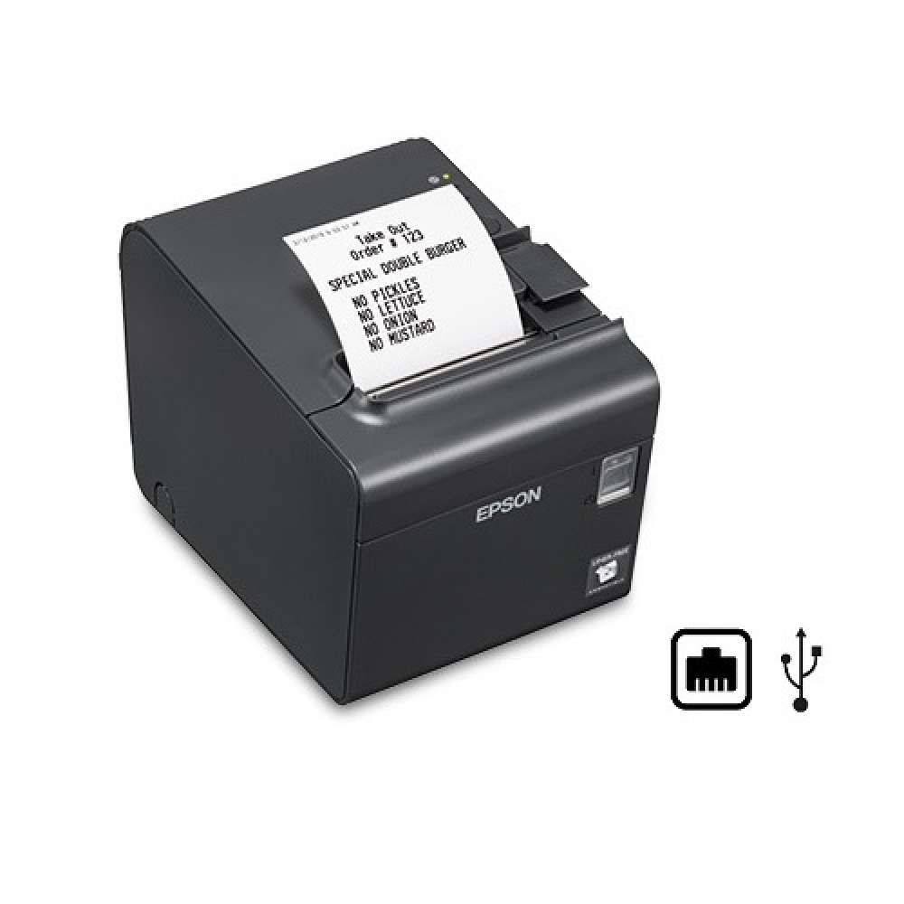View Epson TM-L90II Thermal Linerless Label Printer with Ethernet & USB Interface