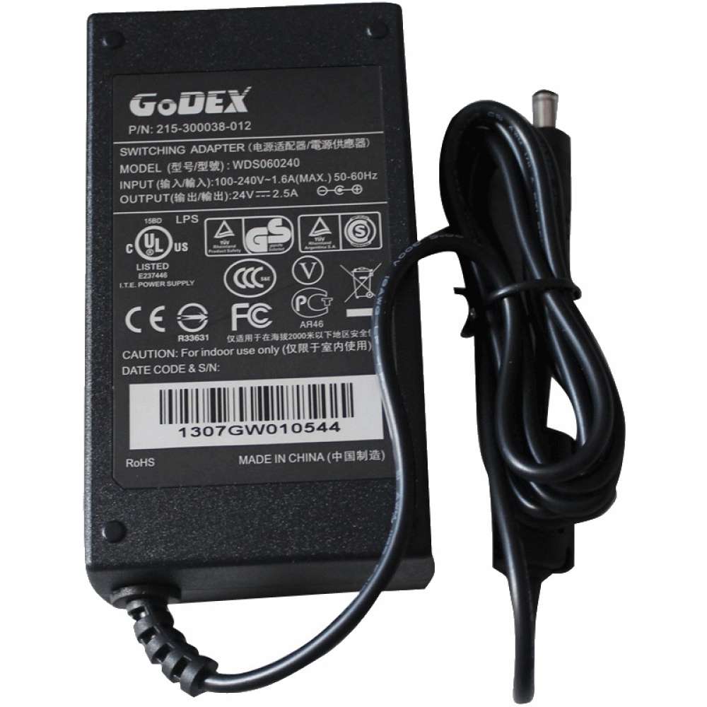 GoDEX 24v 2.5A Replacement Power Supply