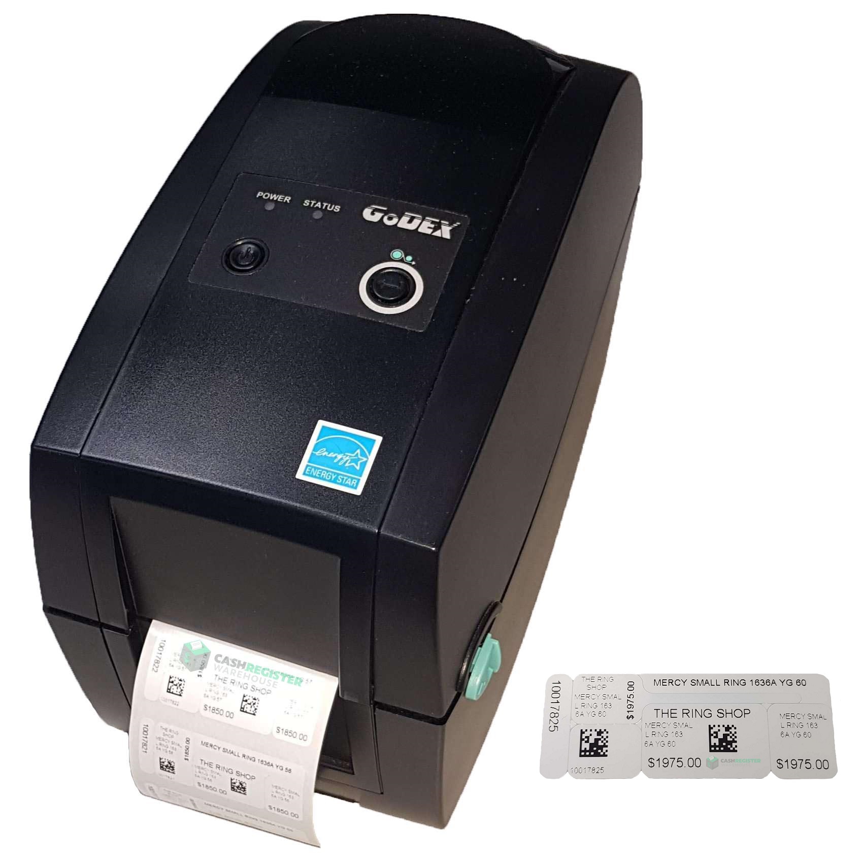 GoDEX RT230 Jewellery Label Printer Bundle