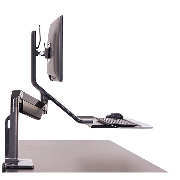 Humanscale Quickstand Lite Single Clamp Black