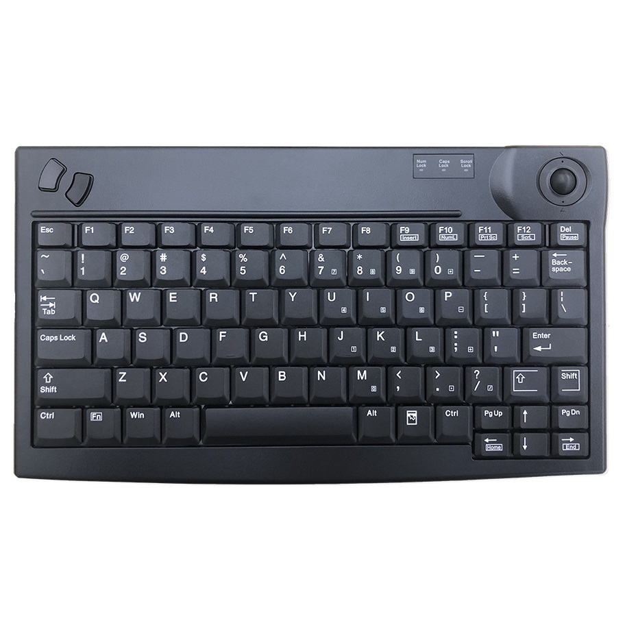 View KSI-MiniTB Compact USB Keyboard with Trackball