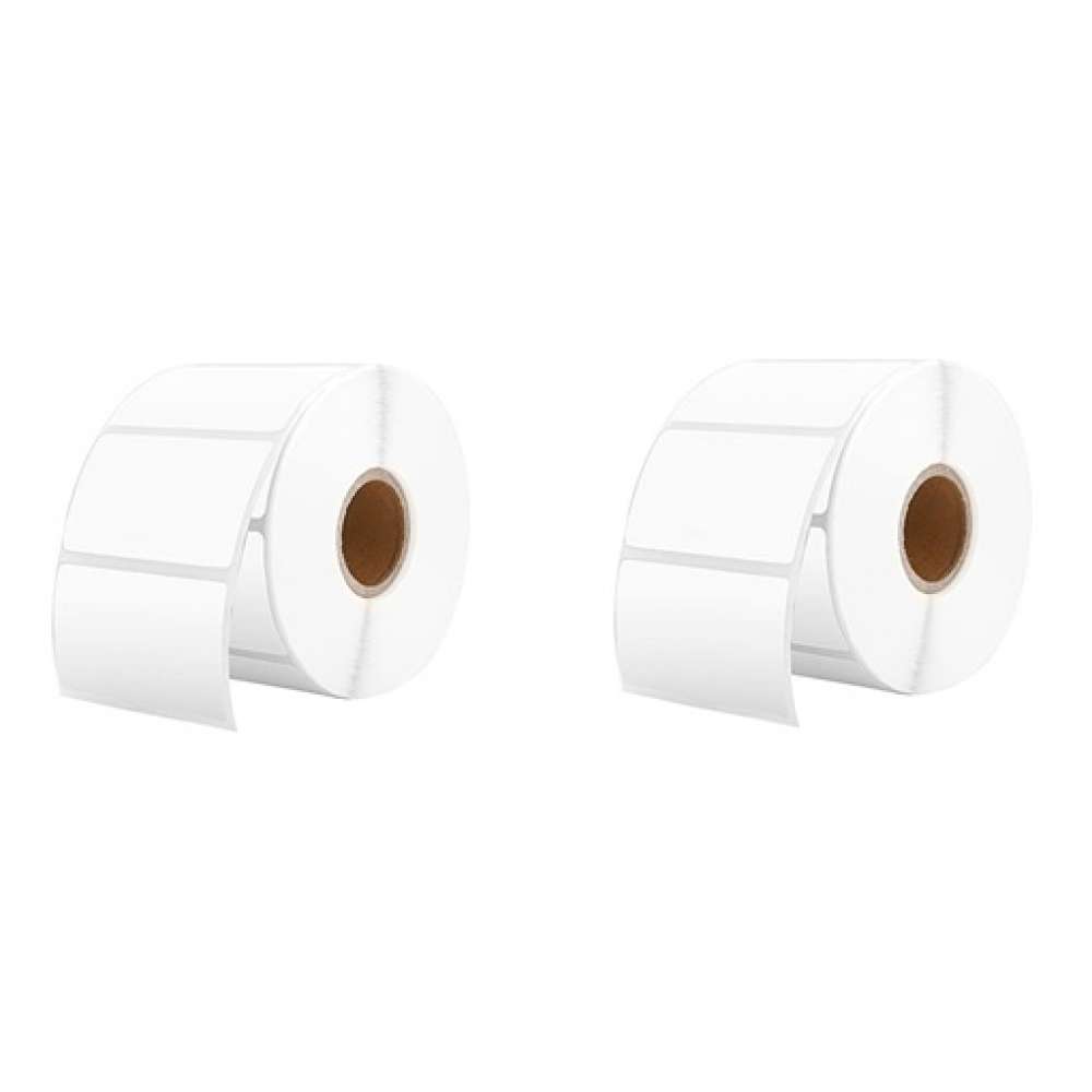 MUNBYN ITLP-SQ2 2.25" x 1.25" Thermal Sticker Labels 2 Pack - White