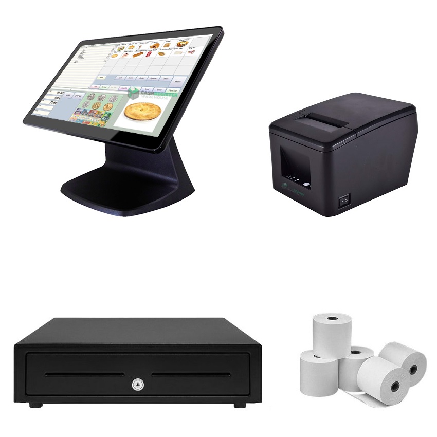 View NeoPOS CA250W Touch Screen POS System Bundle