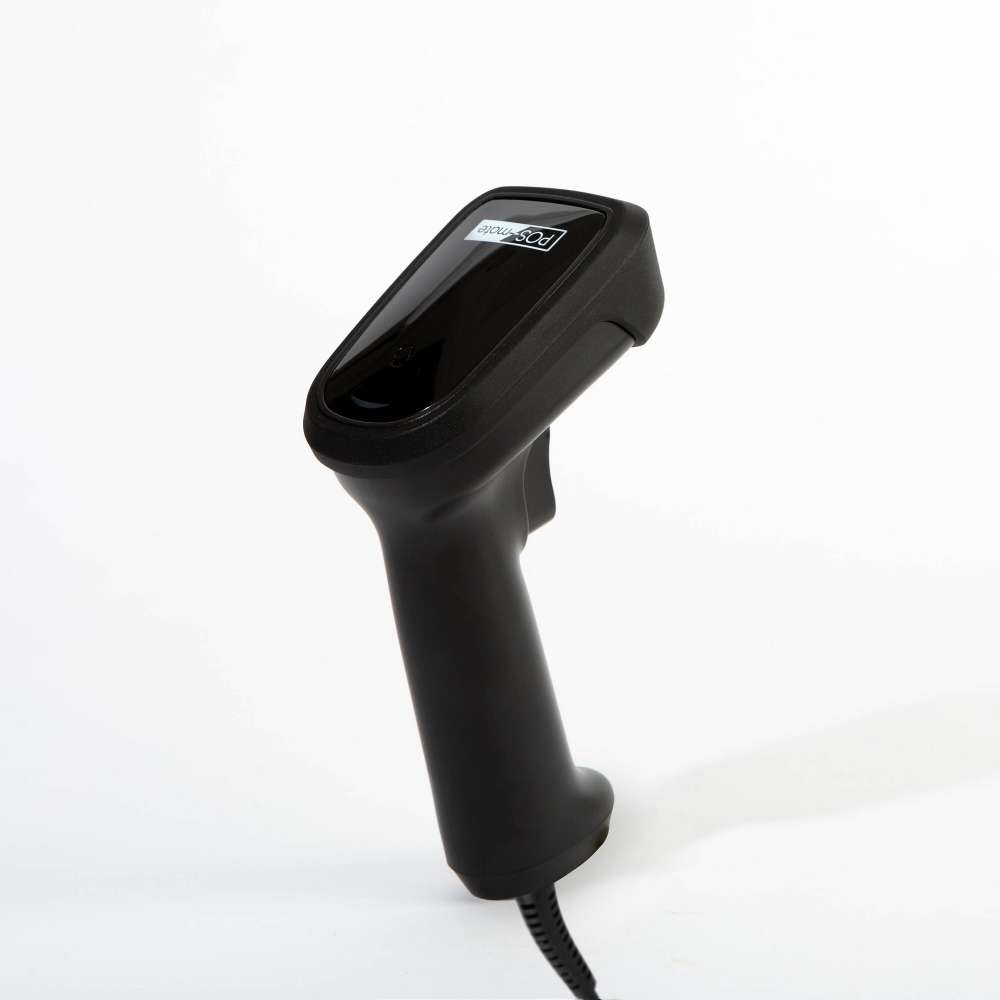 POS-Mate 1D Corded USB Barcode Scanner Black