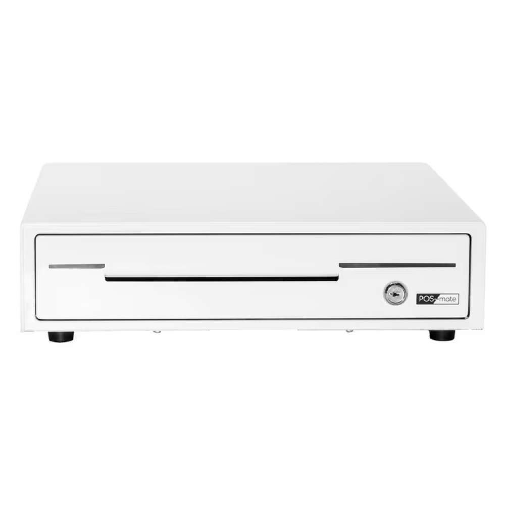 POS-Mate Compact Cash Drawer (Printer Driven) Gloss White