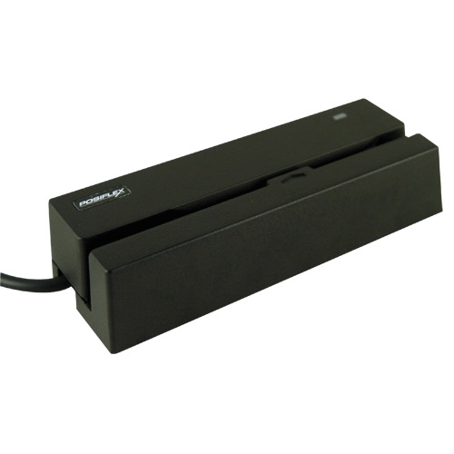 View Posiflex MR-2200 Dual HD 3 track MSR with USB Interface Black