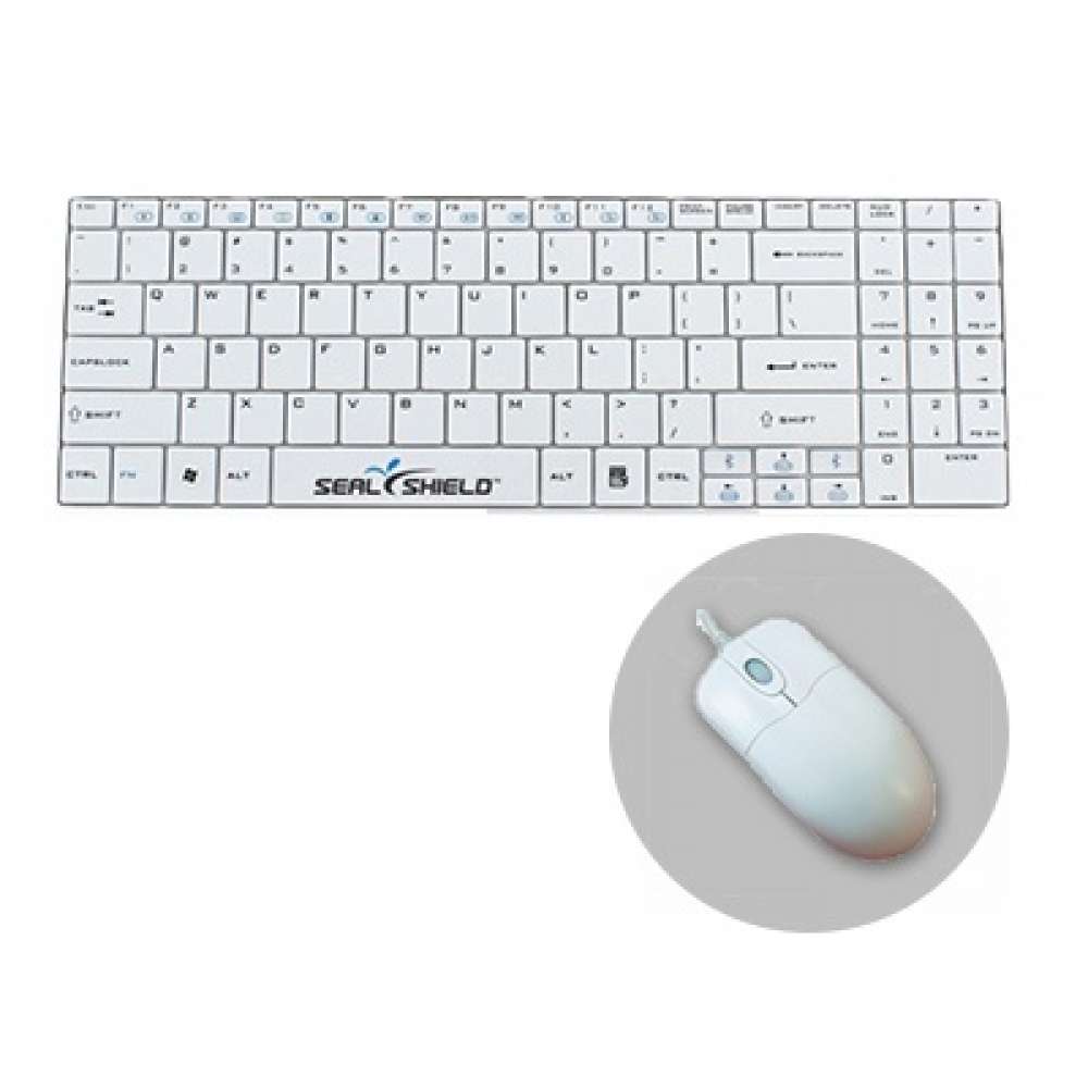View Seal SV099K Keyboard IP68 USB White Plus Mouse