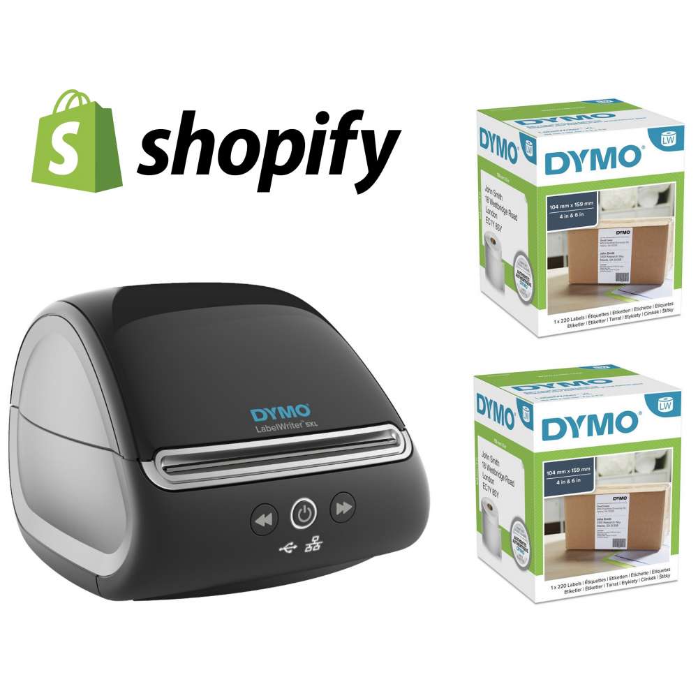 Shopify Compatible DYMO LabelWriter 5XL Shipping Label Printer Bundle -  SHOPIFY-5XL-BNDL - Cash Register Warehouse