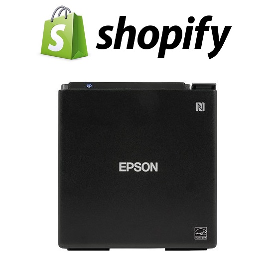 View Shopify POS Compatible Epson TM-M30II Bluetooth Thermal Receipt Printer Black
