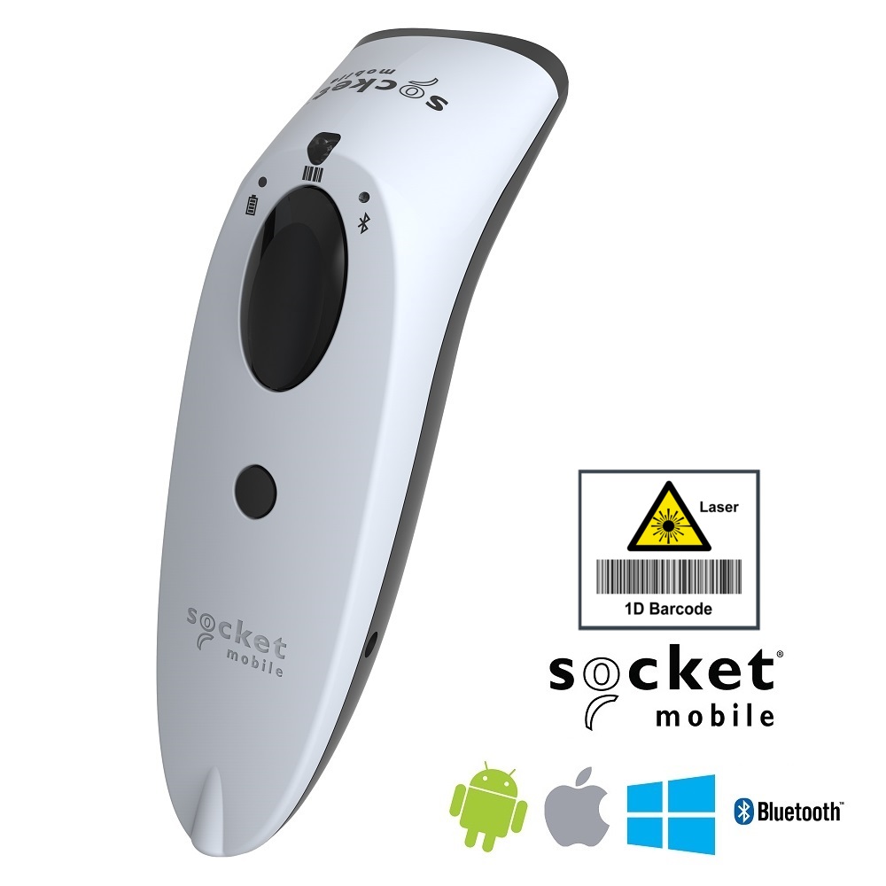 Socket S730 Barcode Scanner 1D Laser - White