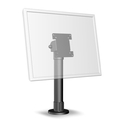 View Spacepole Essentials Top Fixed Mount Kit Black