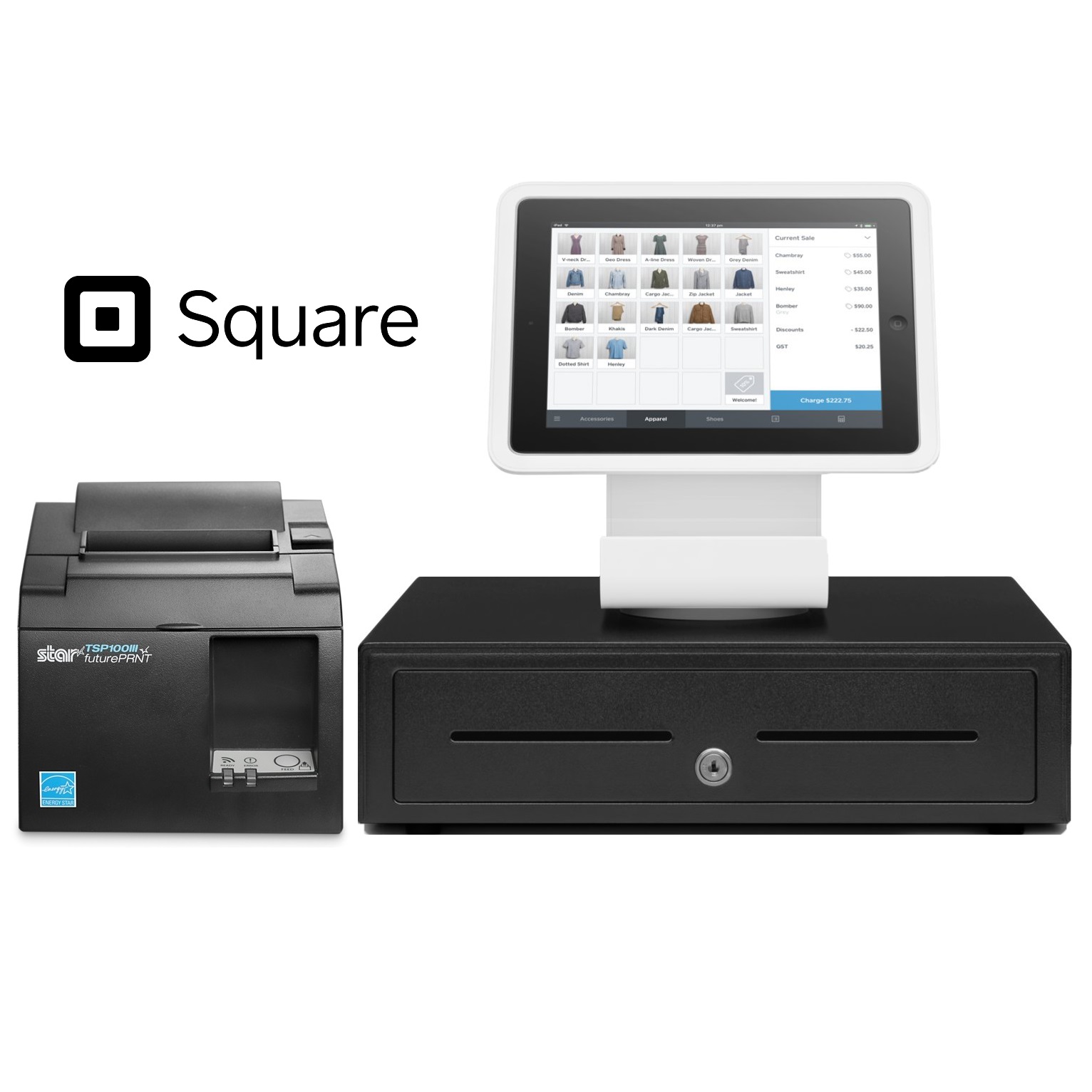 Square stand. Square POS. POS scan. M80-5711005 5+5 POS.