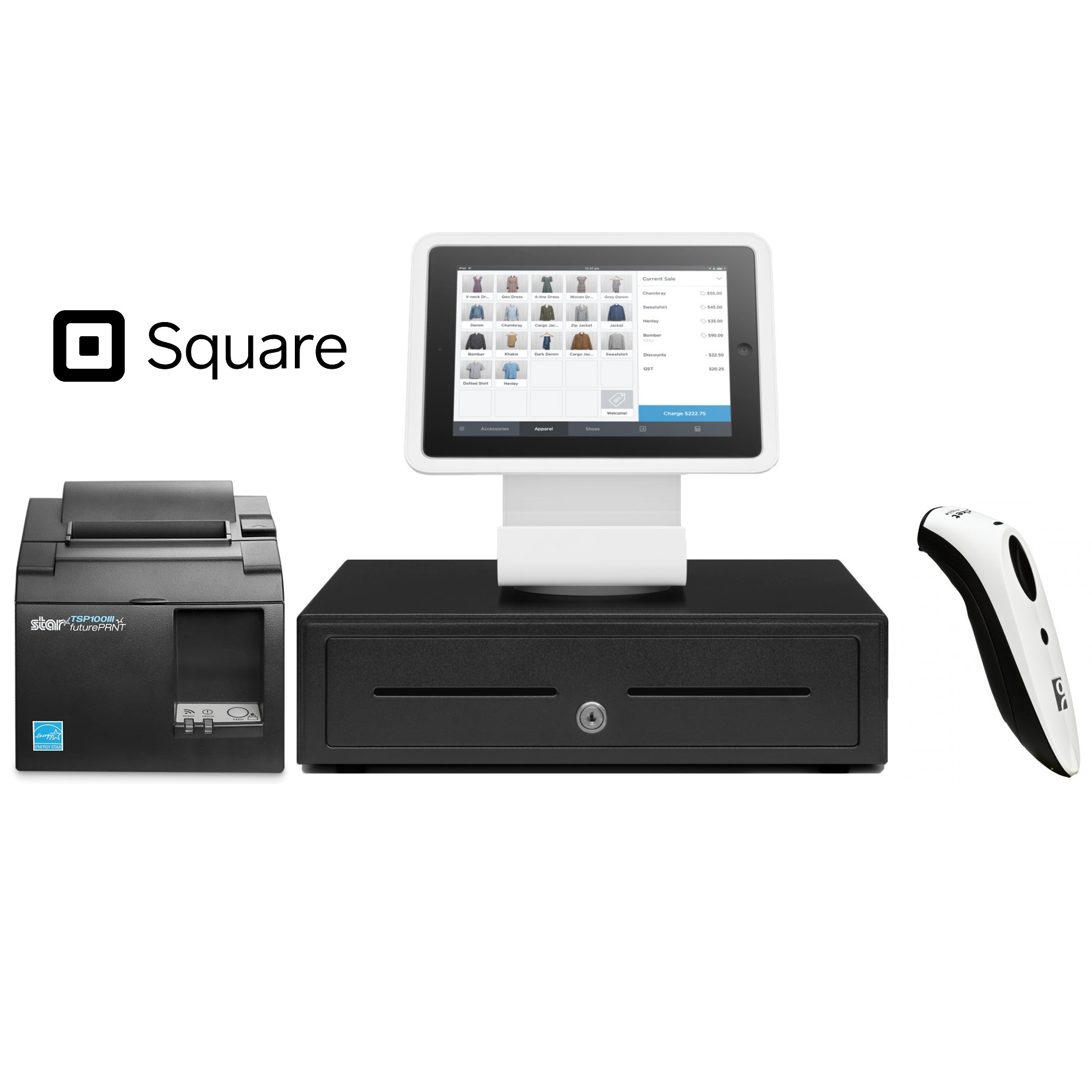 Square Stand POS Hardware Bundle #5