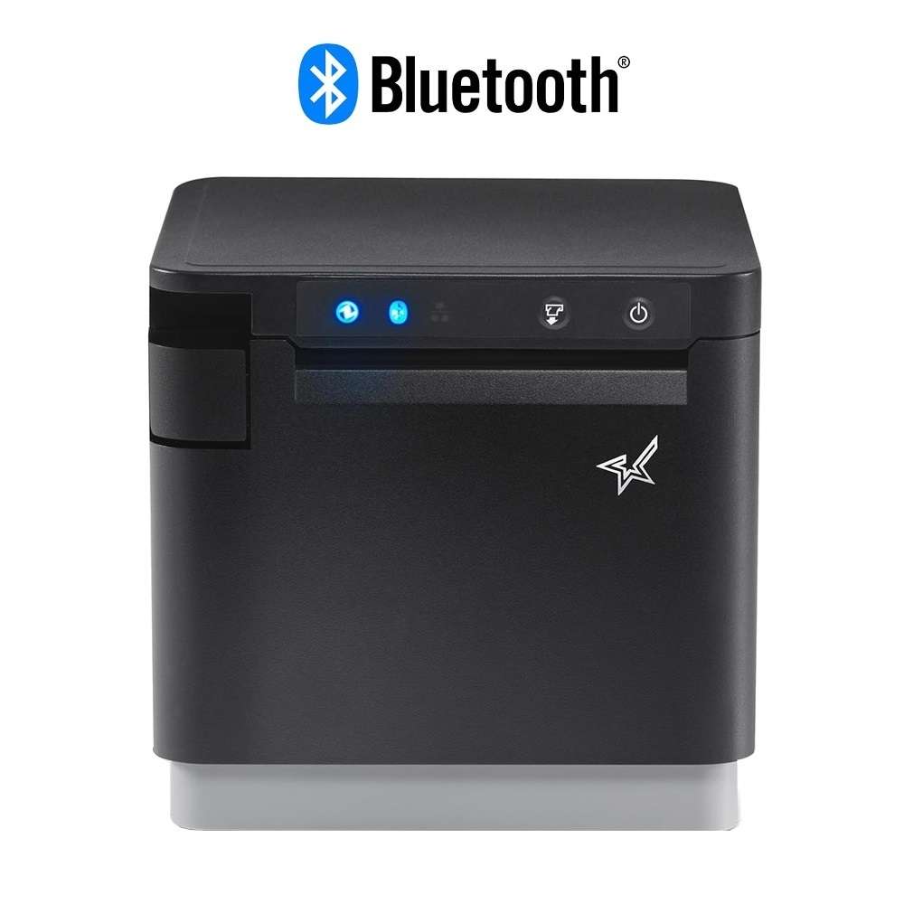 Star mC-Print31CBI Bluetooth Thermal Receipt Printer Black