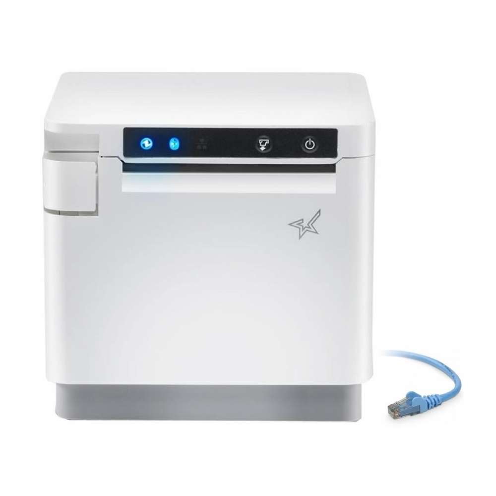 Star mC-Print31CI Ethernet + USB (No Bluetooth) Thermal Receipt Printer White