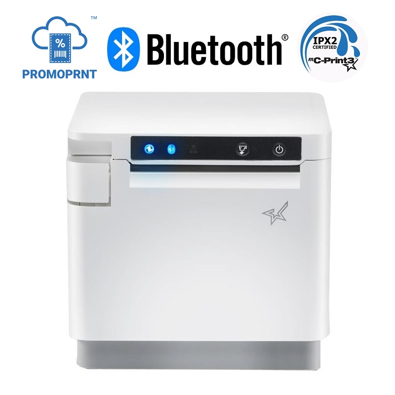 Star mC-Print3 Bluetooth Receipt Printer White