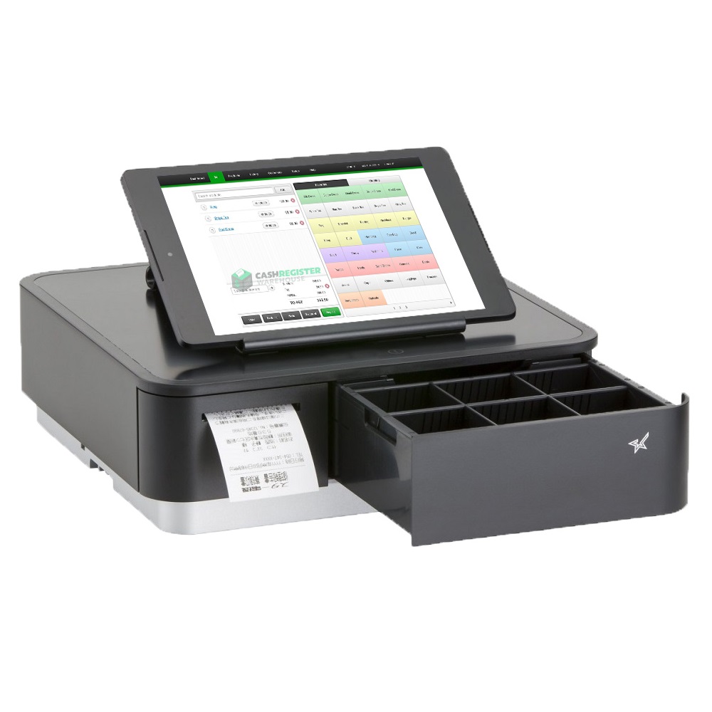 Star mPOP Cash Drawer & Printer Bt Combo Black