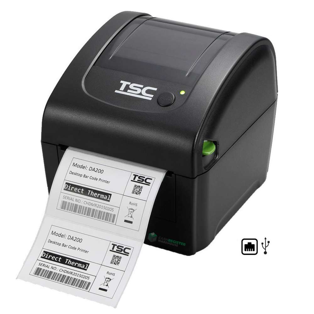 TSC DA220 4" Direct Thermal Label Printer with USB & Ethernet Interface