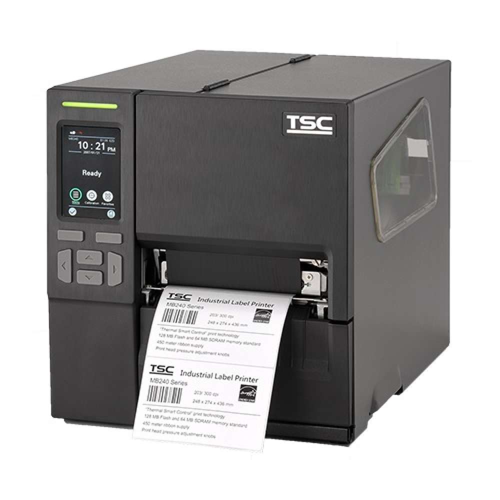 View TSC MB240T 4" Light Industrial Thermal Transfer Label Printer