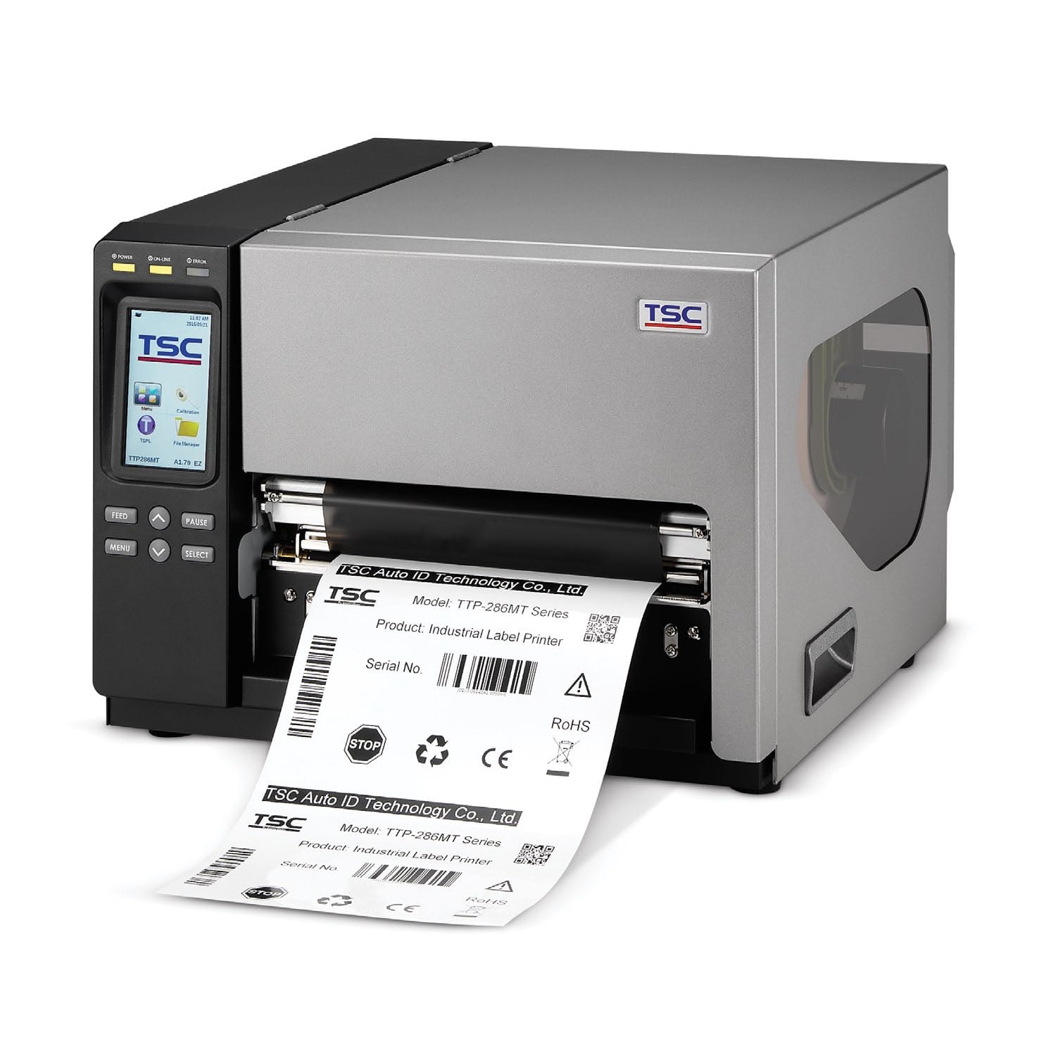 View TSC TTP-384MT Industrial Thermal Transfer Label Printer