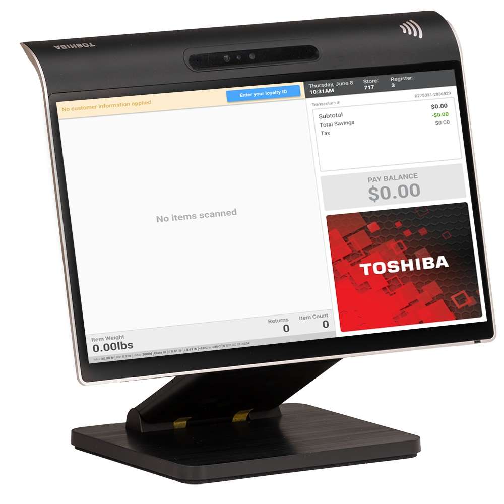 Toshiba TCx-620 N97 14" Touch Screen POS Terminal