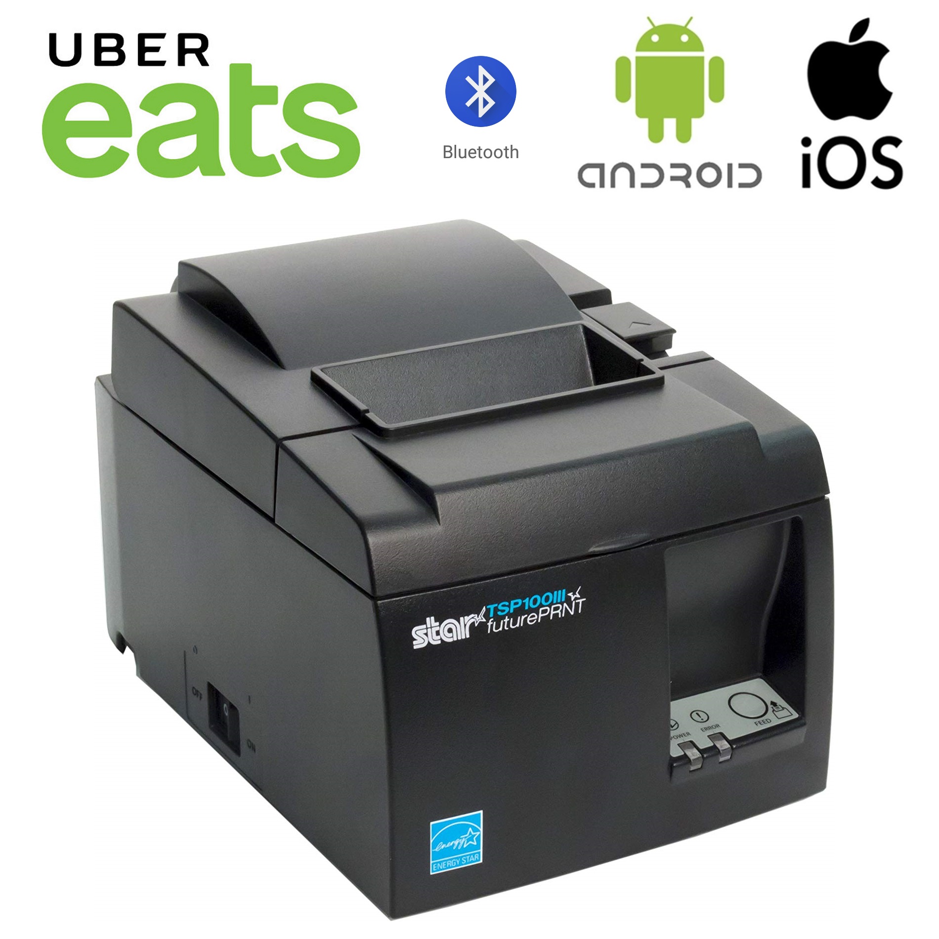 UberEats Star TSP143iii Bluetooth Thermal Receipt Printer